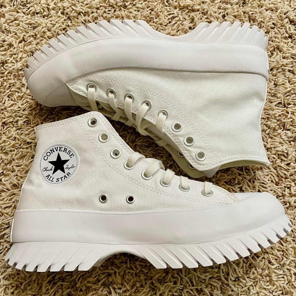 Converse Chuck Taylor All Star Lugged High Top Shoes Boot, Men’s 7.5/Women's 9.5